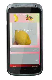 اپلیکیشن موبایل میوه